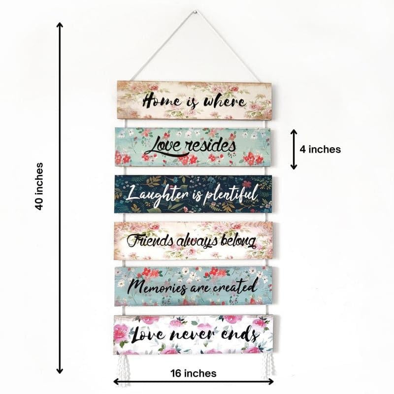 Love Dwell Handpainted Canvas Wall Hanging media 5