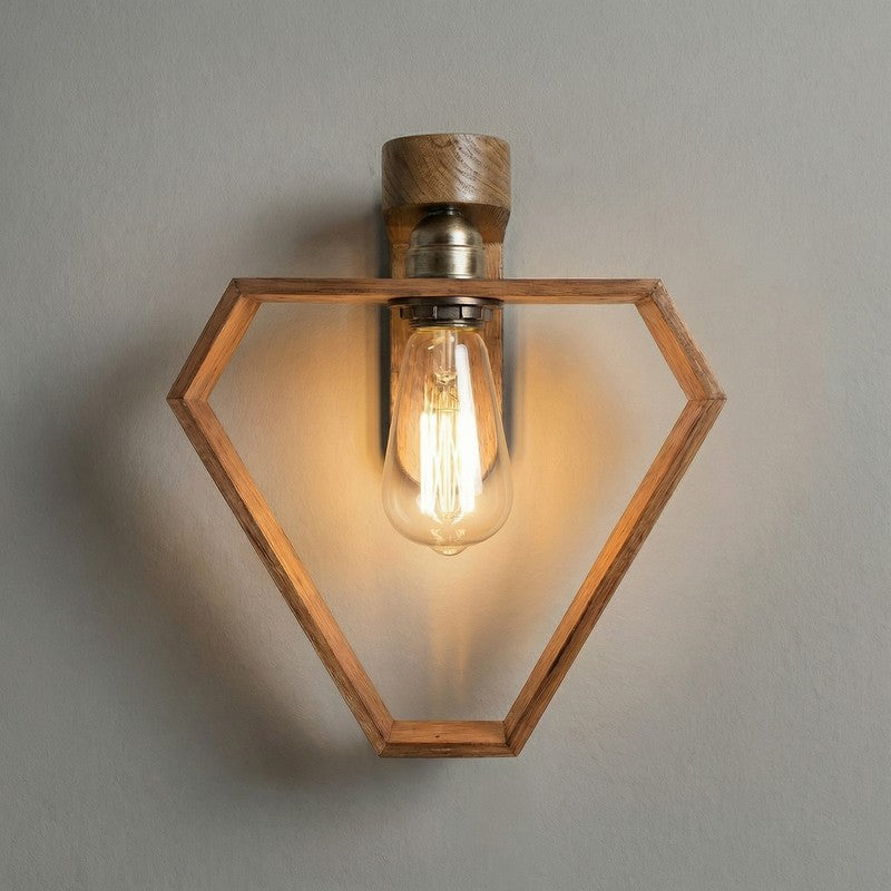 Murano Wooden Wall Lamp media 6