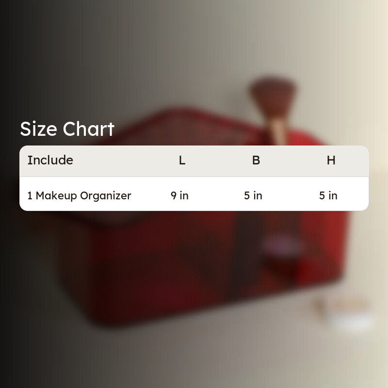 Maxa Makeup Organizer - Red media 9