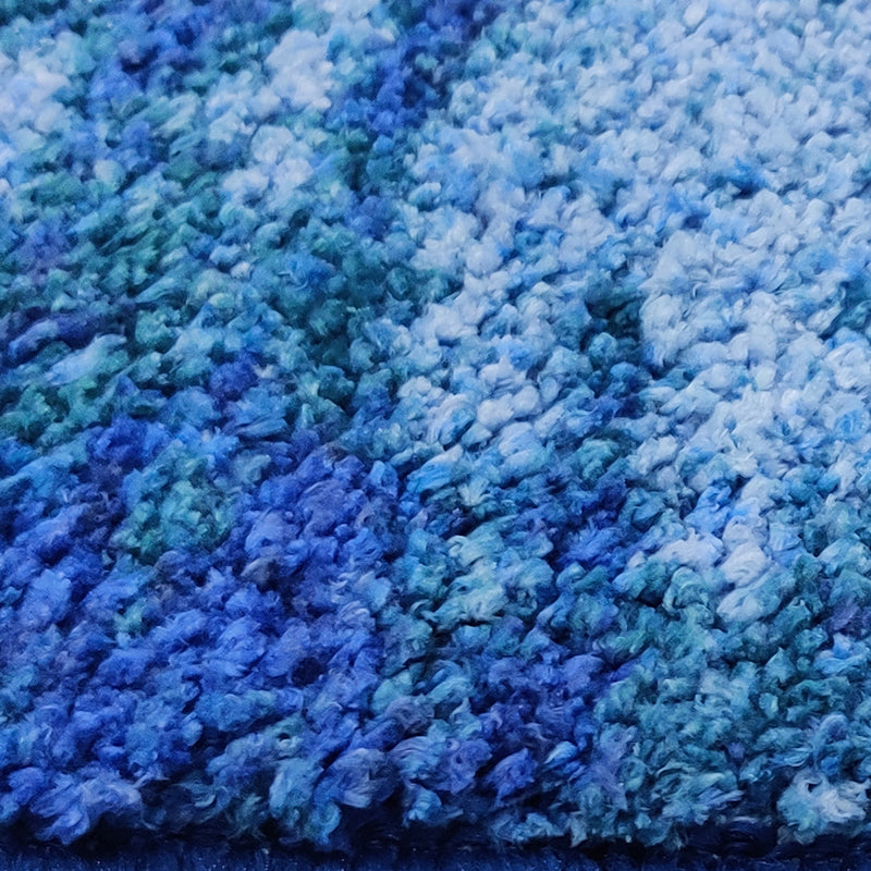 Alera Abstract Micro Fiber Runner Rug - Blue media 5