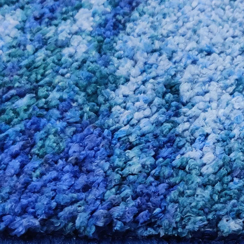 Alera Abstract Micro Fiber Runner Rug - Blue media 5