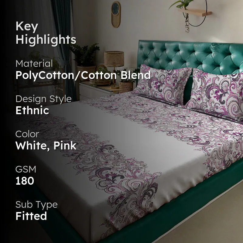 Artesia Fitted Bedsheet - 180 GSM media 2