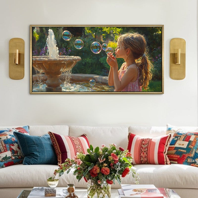 Innocence Canvas Wall Painting With Frame