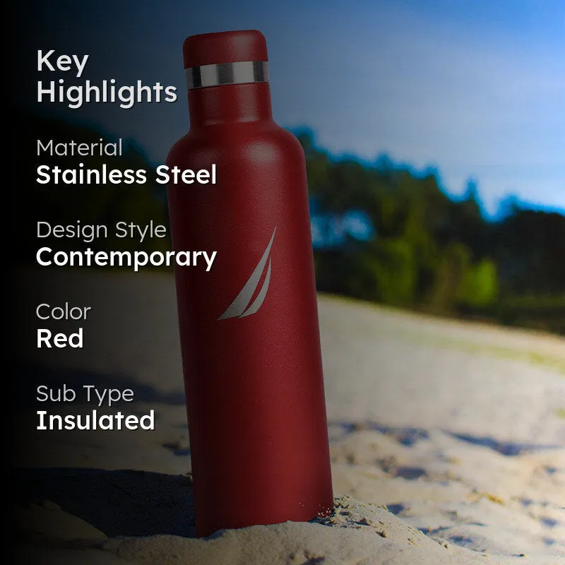 Nautica Vitae Pulse Leakproof Insulated Stainless Steel Thermos (Red) - 750 mL media 2
