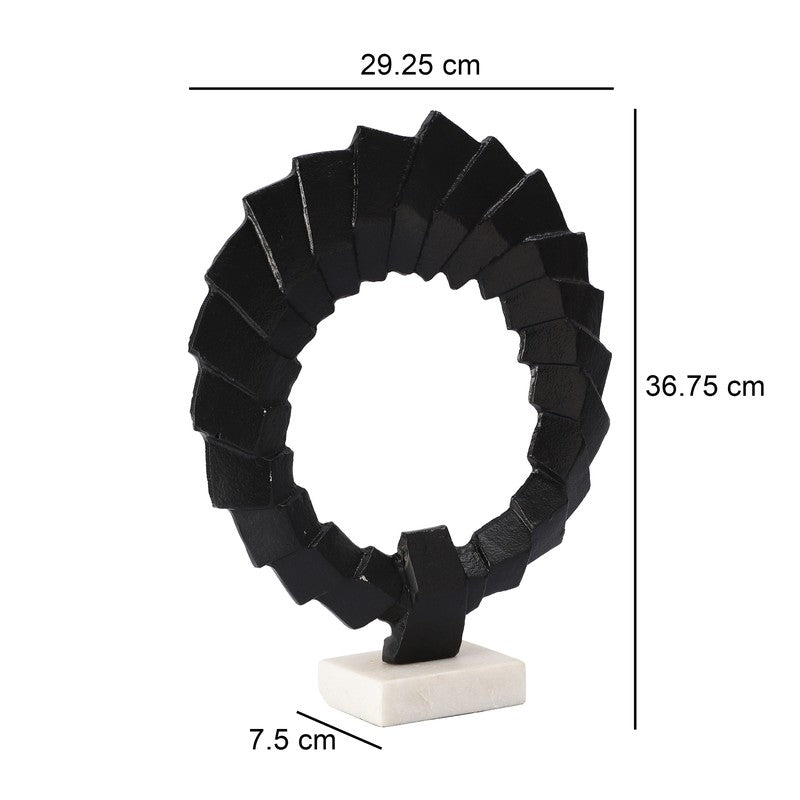 Shadow Wheel Aluminium Showpiece - Black media 7