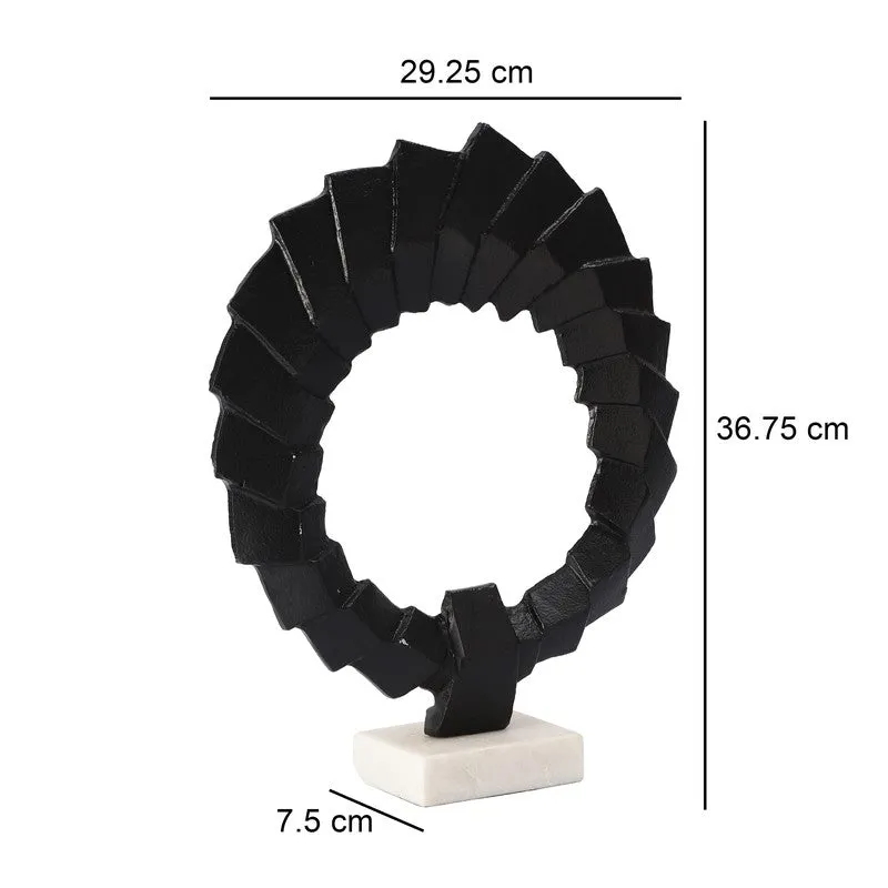 Shadow Wheel Aluminium Showpiece - Black media 7