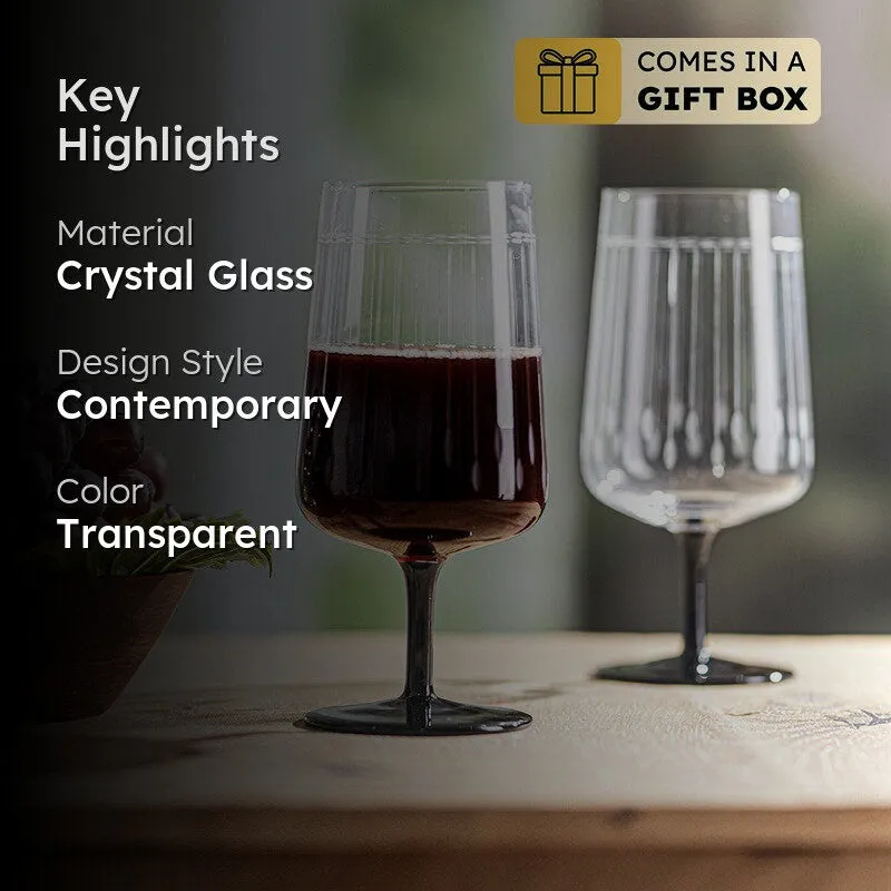 Vino Noir Wine Glasses (380 mL Each) - Set Of Two media 2