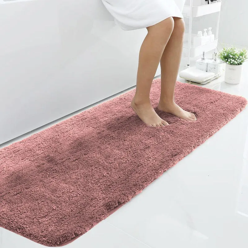 Vegas Luxe Micro Fiber Runner Rug - Pink media 1