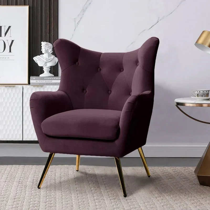 Dawson Lounge Chair - Purple media 1