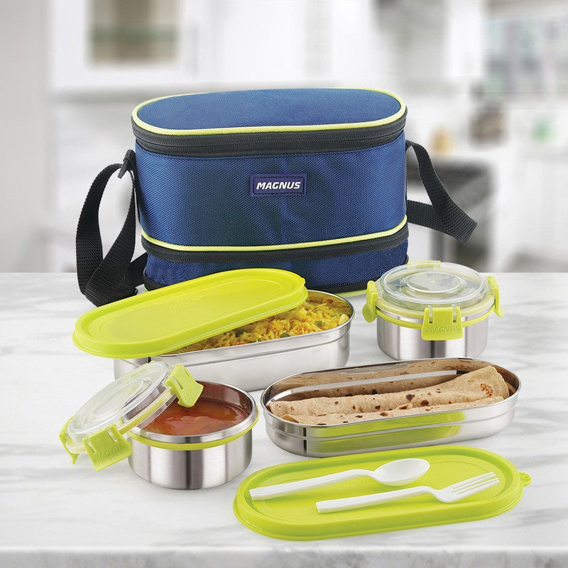 Norix Go Lunch Box with Lunch Bag - Five Piece Set media 4