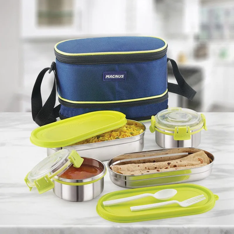 Norix Go Lunch Box with Lunch Bag - Five Piece Set media 4