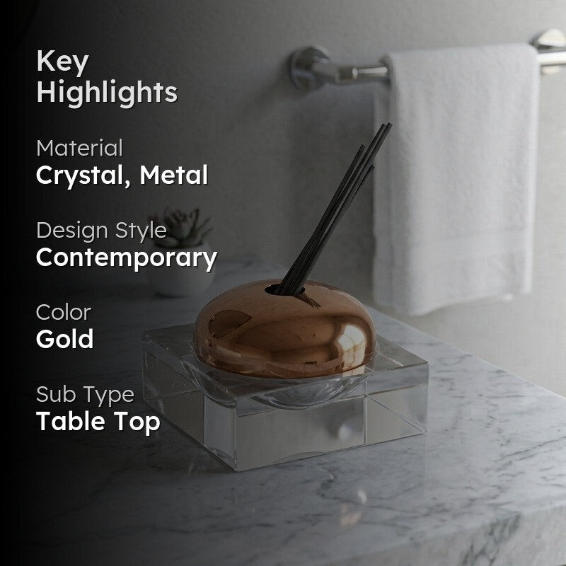 GoldBlob Crystal & Metal Showpiece media 2