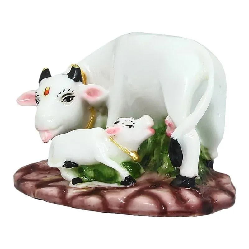 Mother Cow And Calf Showpiece media 4