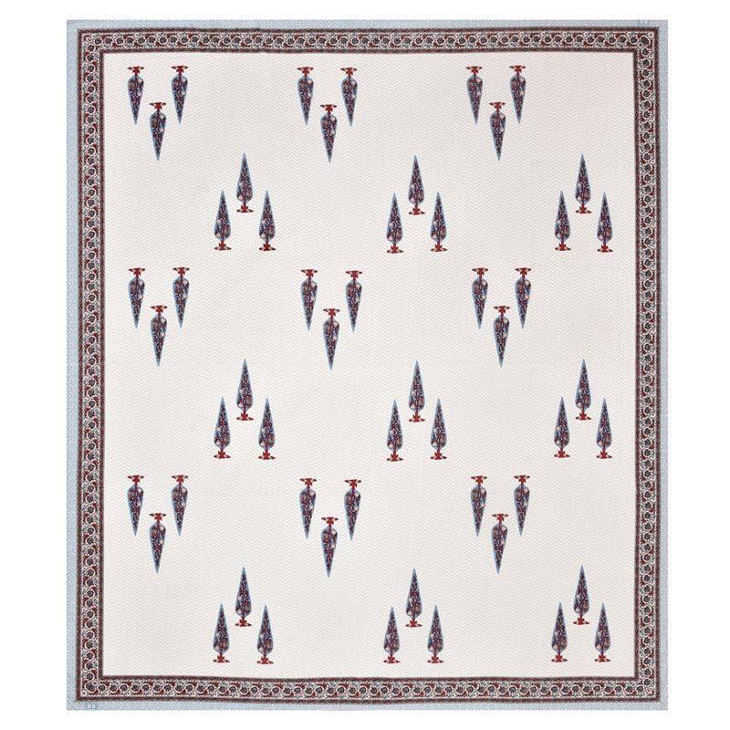 Trinakshi Printed Cotton Bedsheet (Maroon) - 140 TC media 4