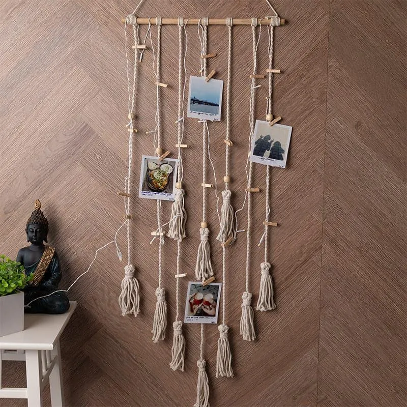 Tinsley Macrame Photo Hanger media 1