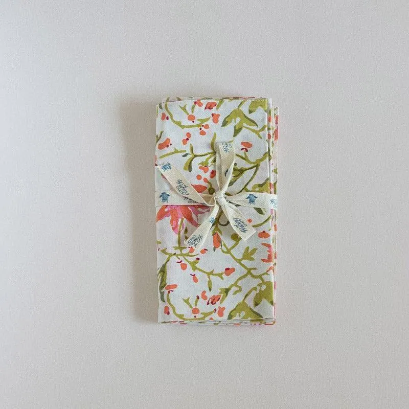 Love In Full Bloom Table Napkin - Set Of Six media 1