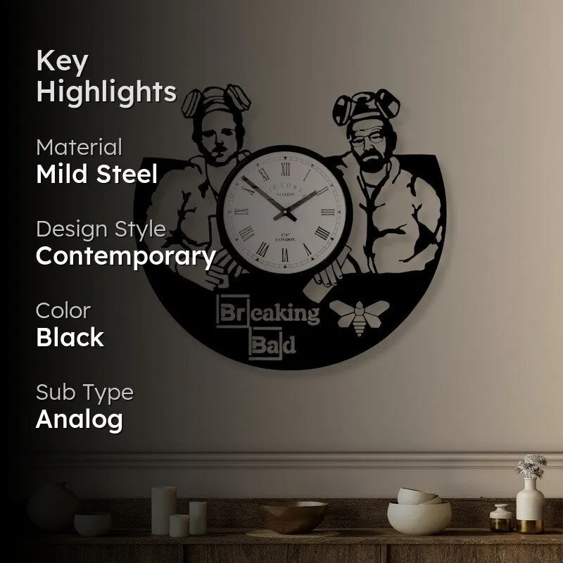 Breaking Bad Steel Analog Wall Clock media 2