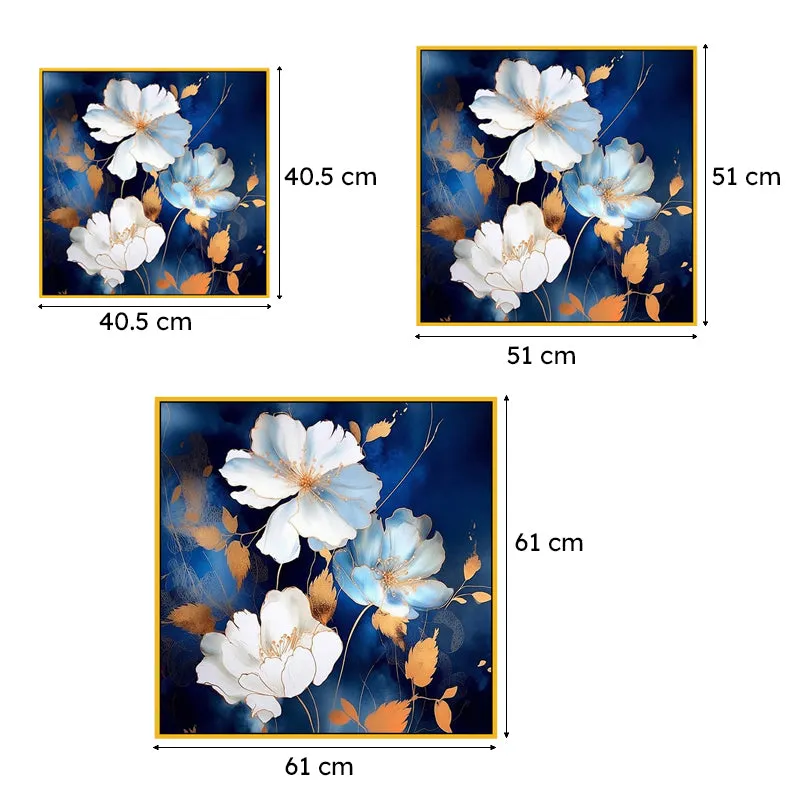 Flora Trio Canvas Wall Art With Frame media 6
