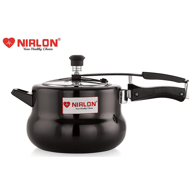 Nirlon Cubix Hard Anodized Pressure Cooker - 5000 mL/ 7 Inches image 4