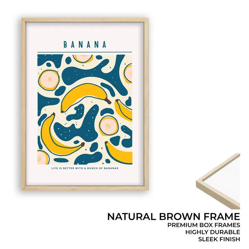 Abstract Fruit Archival Canvas Wall Art - Brown media 10