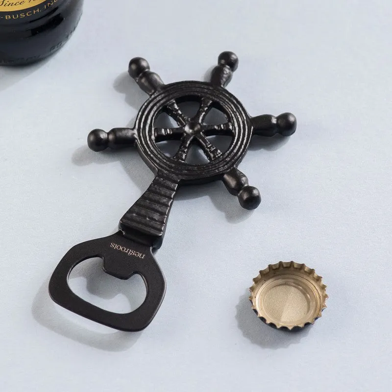 The Popper Stainless Steel Bottle Opener - Black media 1