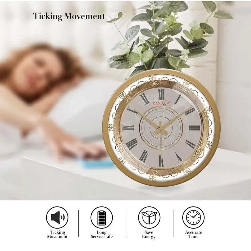 Classy Embossed Wall Clock media 3