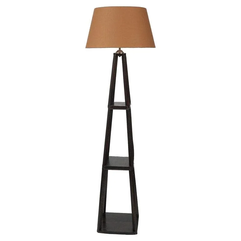 Seasa Wistera Floor Lamp With Shelf - Orange media 4