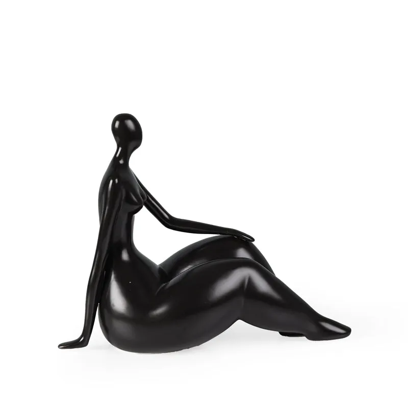 Grace & Poise Painted Resin Showpiece - Black media 4