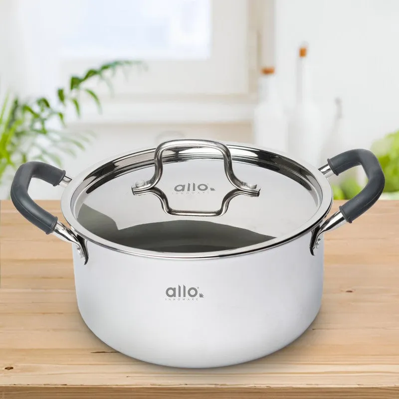 Bakes Stainless Steel Cooking Pot - 8300 ML media 3