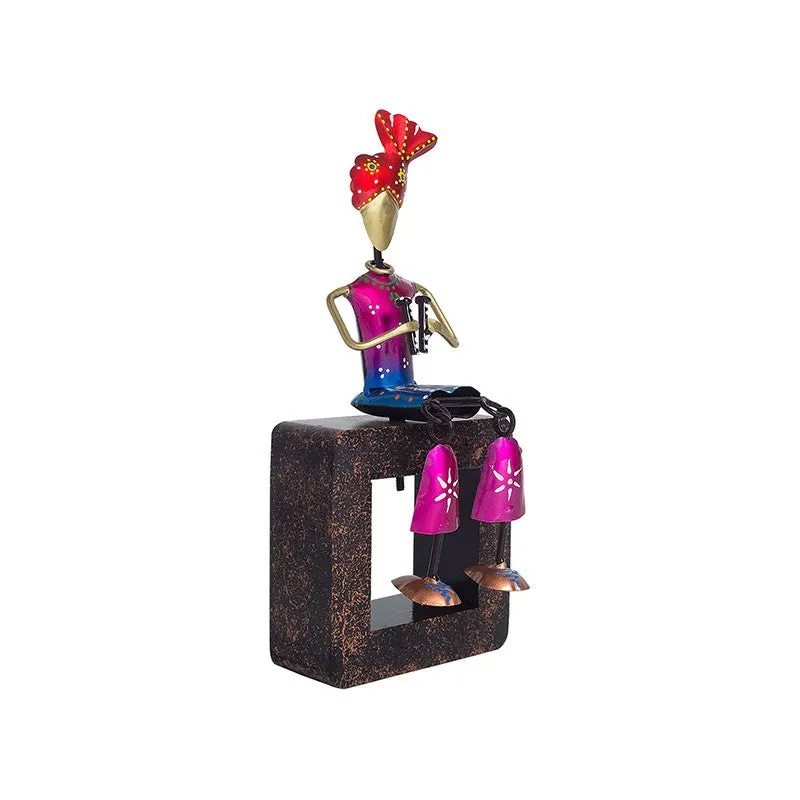 Musician Figurine Decorative Showpiece - Pink,Red media 4