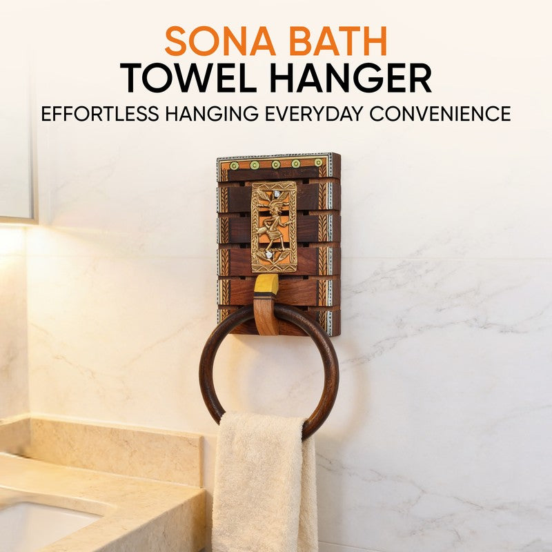 Tana Wood Towel Hanger media 4