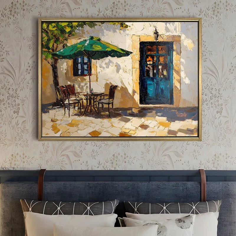 Midday Solitude Canvas Wall Painting With Frame media 5