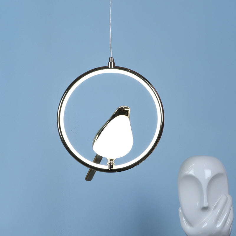 Avian Halo Iron Ceiling Lamp - Round media 5