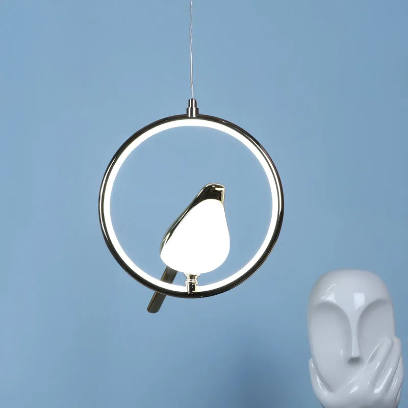 Avian Halo Iron Ceiling Lamp - Round media 5