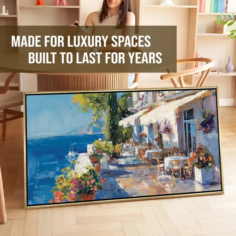 Riviera Light Canvas Wall Painting With Frame media 7