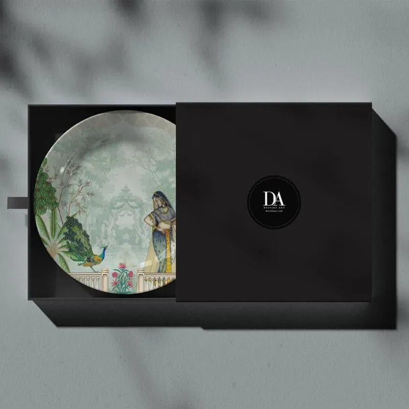 Rajasthani Lady Dancing Wall Plate media 3