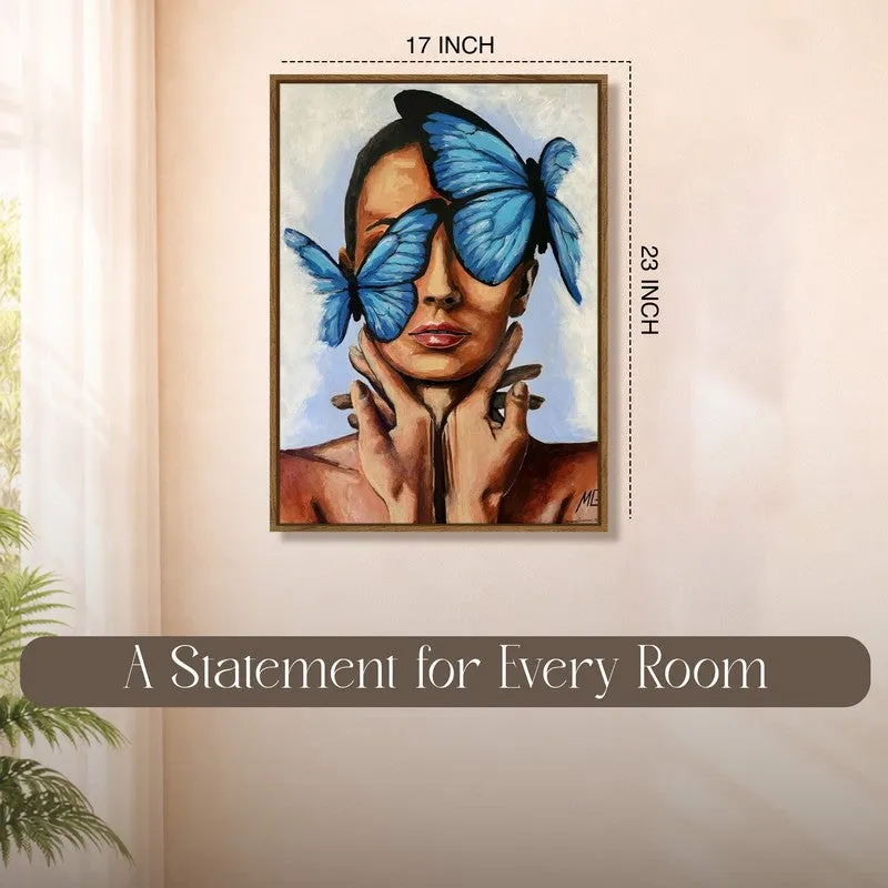 Winged Empress Canvas Wall Art With Frame media 10