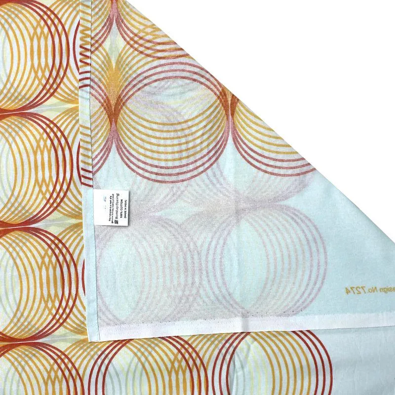 Warhi Floral Cotton Bedsheet (Yellow) - 110 TC media 6