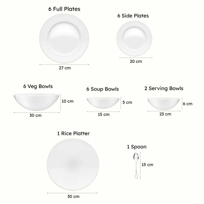 Moon Struck Dinner Set - 33 Piece Set media 5