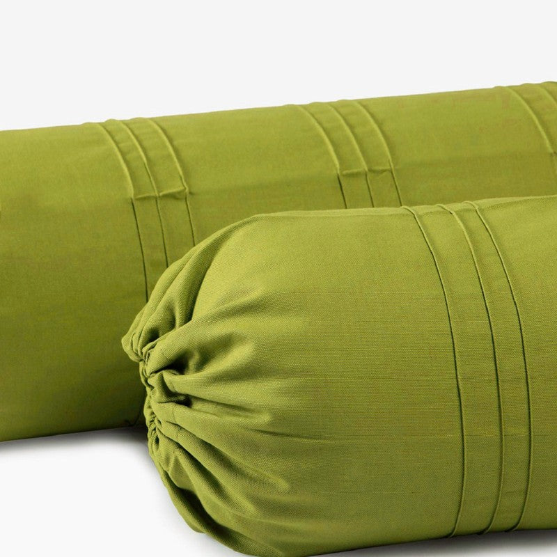 Swayam Green Comfort Bolster Cover - Set Of Two media 5