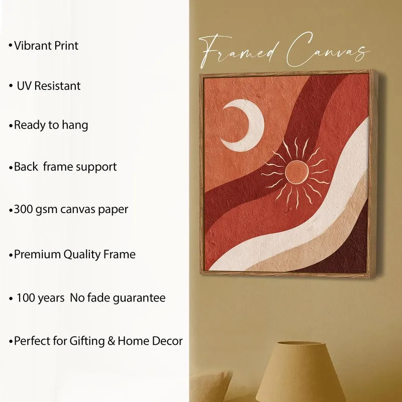 Celestial Aura Canvas Wall Art With Frame media 6