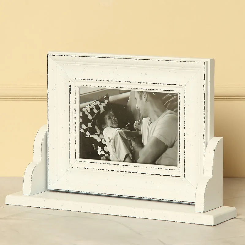 Meso Photo Frame With Wall Shelf - White media 4