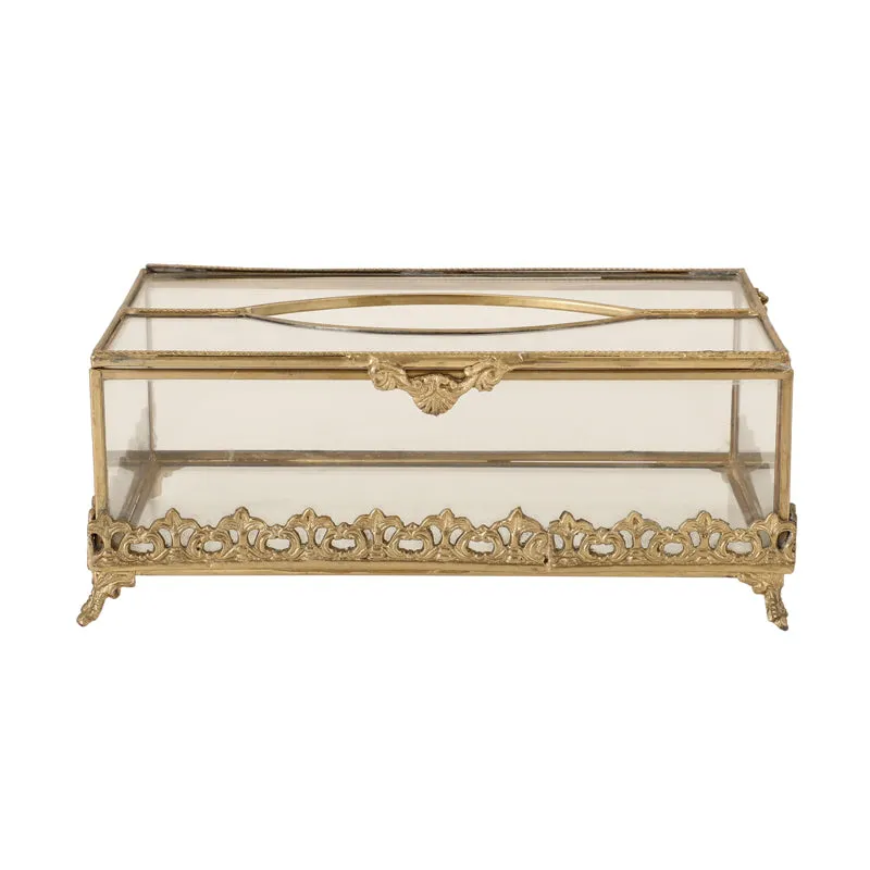 Janva Brass Tissue Box media 3