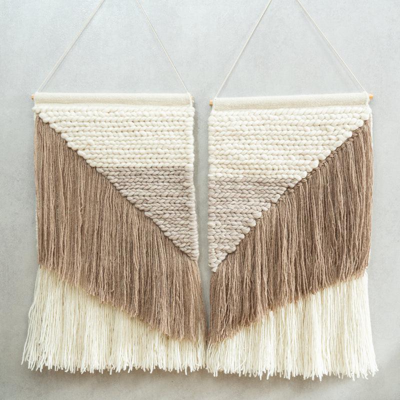 Haldir Handwoven Woolen Wall Accent - Set Of Two media 4