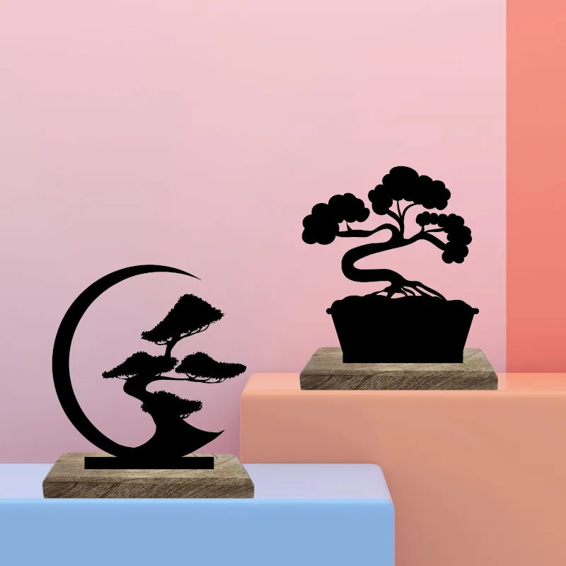 Zen Garden Showpiece - Set Of Two media 1