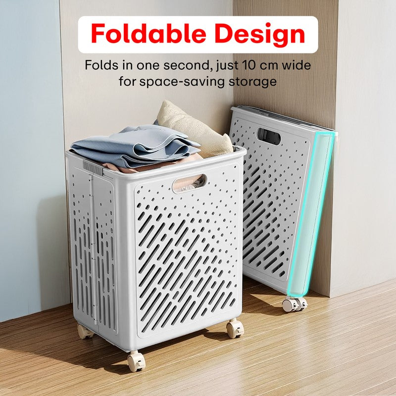 Rioware FreshFlow Laundry Basket - White media 6