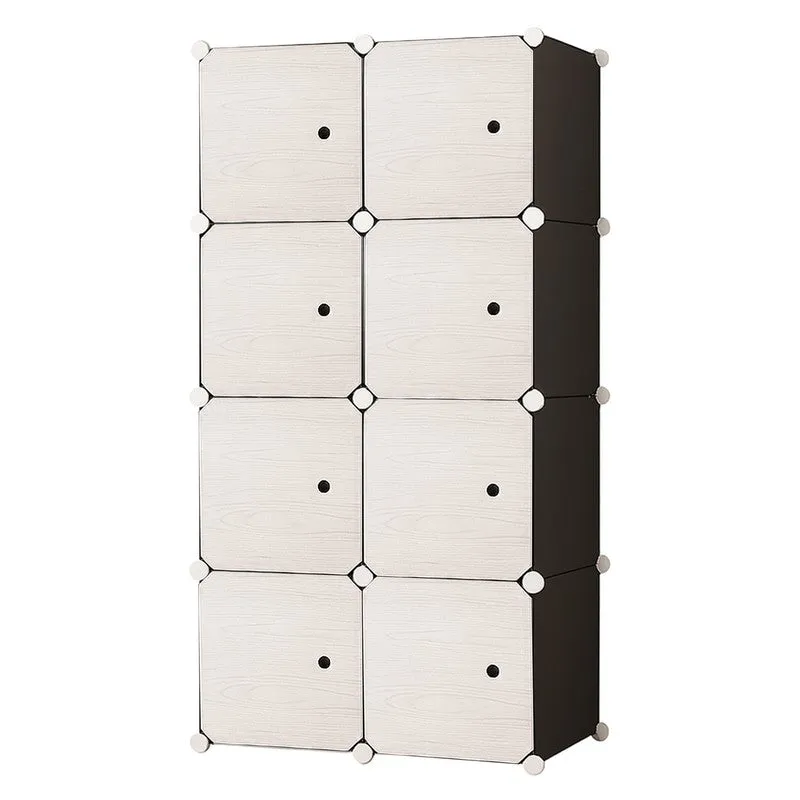 Rioware PureSpace Modular Wardrobe Racks - Beige,Black media 4