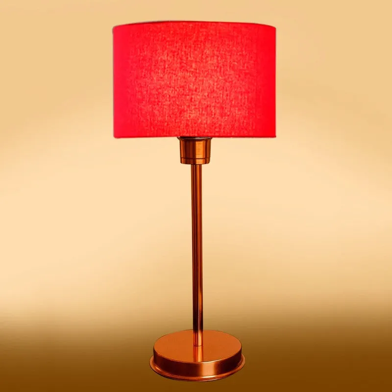 Kavira Kyne Metal Table Lamp - Red media 6