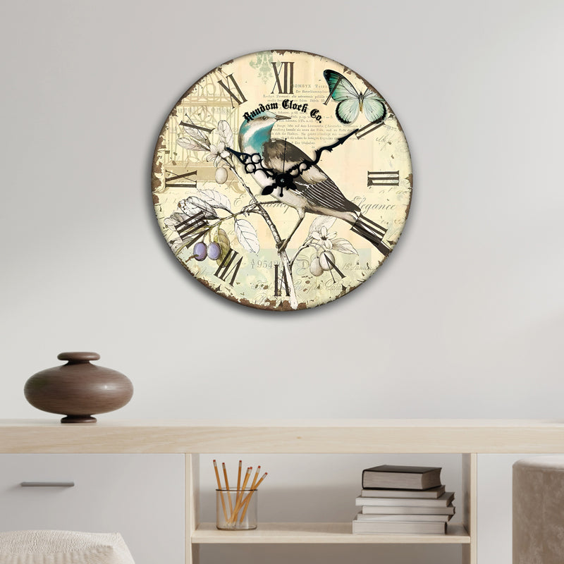 Orya Wood Analog Wall Clock