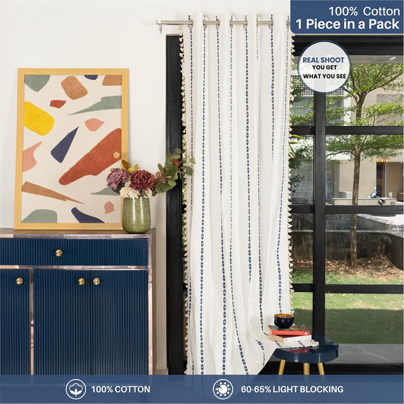 Urban Space Katarina Curtain - Blue media 3